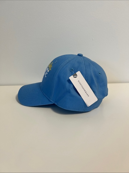Anthropologie Blue Coney Island Picnic Script Baseball Cap main image 5